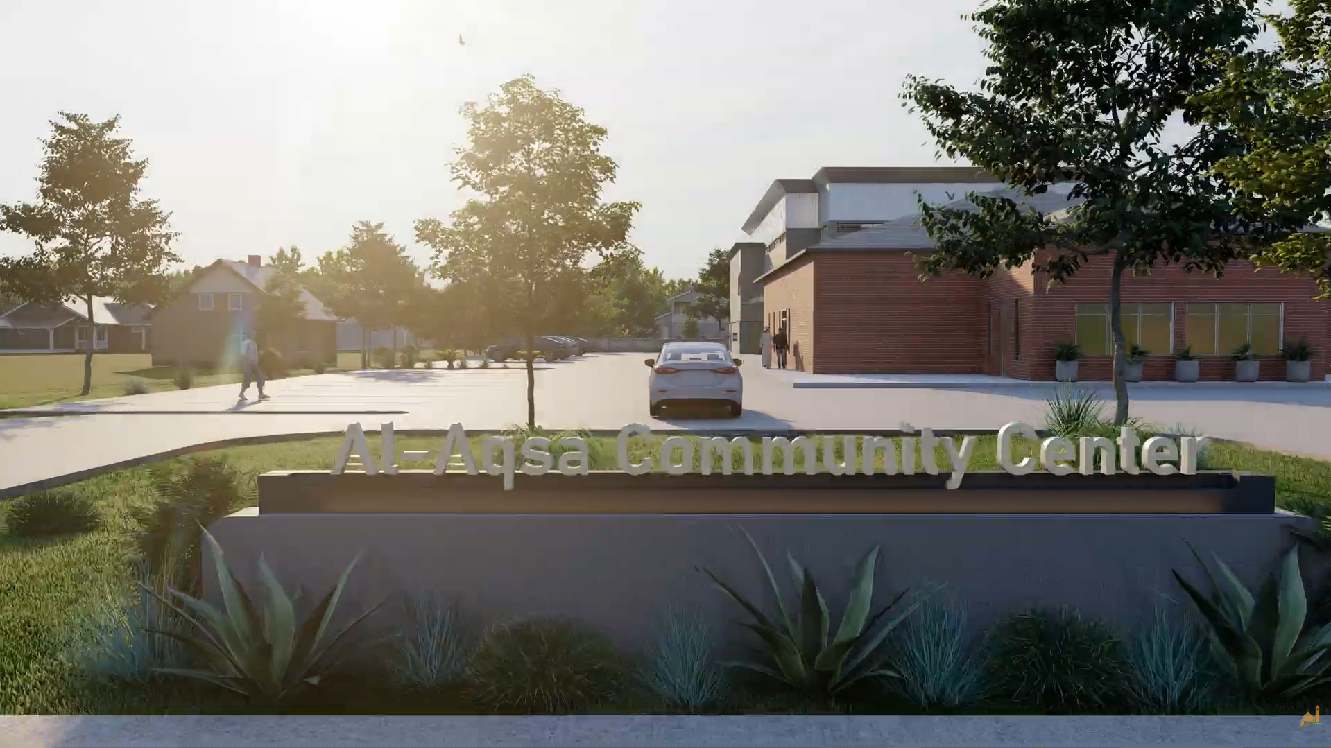 Exterior rendering of the expansion