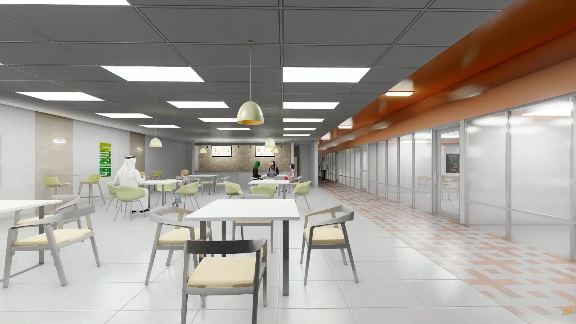 Community common area rendering